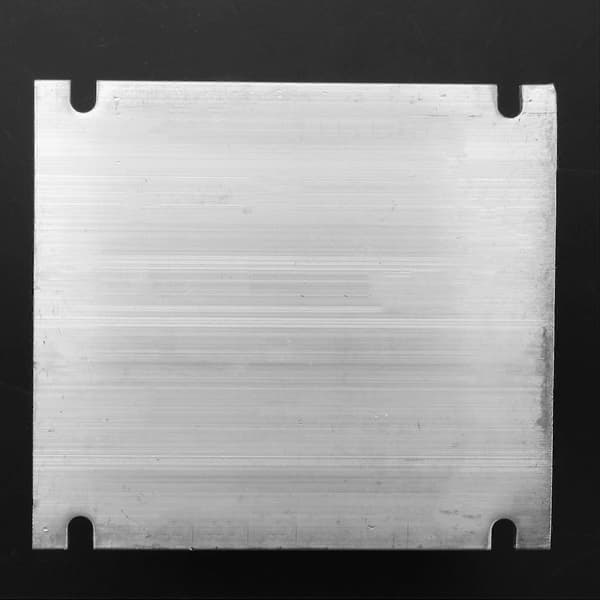 3-faset køleplade 80x110x100mm til solid state relæ aluminium køleplade