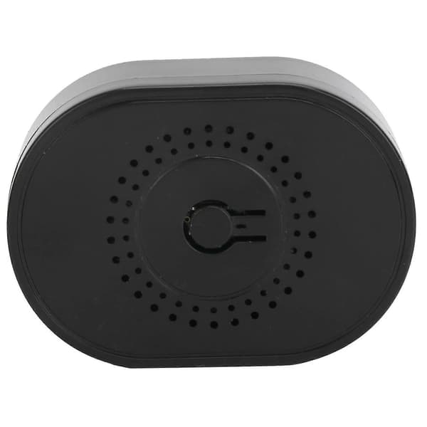 Mini 433MHZ Timing Dubbel Kontroll Brytare 16A OnOff Kontroller Switch för Hem 85250V (Svart)