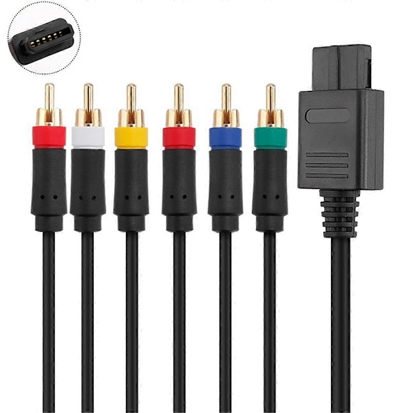 RGB/RGBS-kabel för N64 SFC SNES Videokonsoler Kompositkabel Stark Stabilitet Utan BNC-adapter