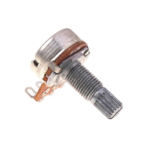 A500K Potentiometer Spline Liten Pot Elgitarr Bas Effektförstärkare Ton Volym 18mm