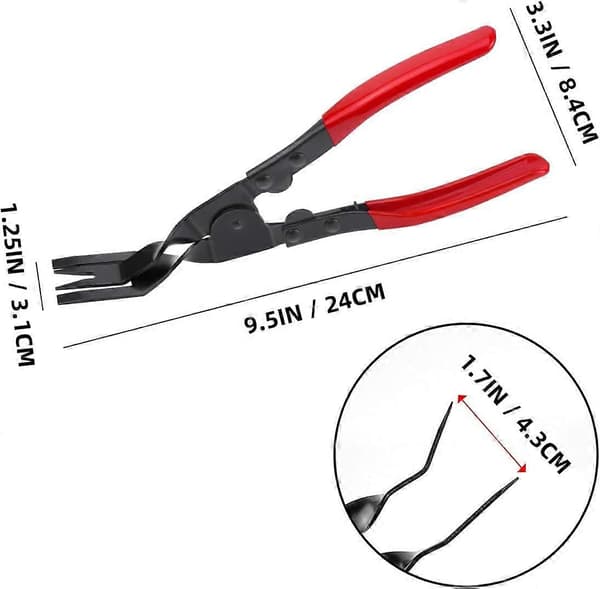 1 stk. Bil Interiør Polstring Trim Clip Tang Fjerner Værktøj, Trykstift