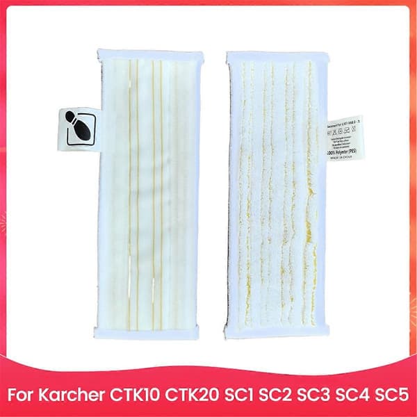 Mikrofiber moppekluter passer til Karcher CTK10 CTK20 SC1 SC2 SC3 SC4 SC5