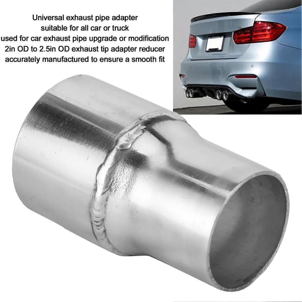Universal Udstødningsrør Adapter Kobling Forbindelsesrør Reducer Aluminium 2 tommer OD til 2,25 tommer OD
