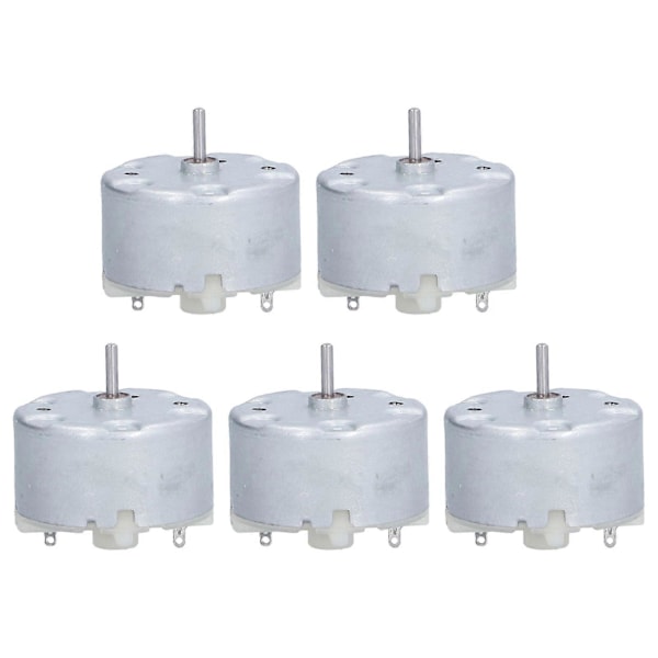 5 stk. DC Børstemotor Mikro Legering Elektriske Verktøy for Bilindustrien 2700rpm 3V RF-500TB YEMAA