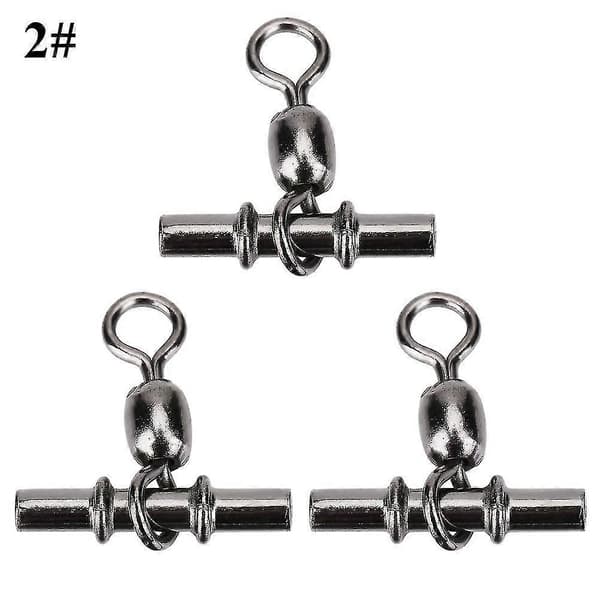 20 st Slitstarka T-formade Fiskesvivlar Kopplingsset (Storlek 2#)