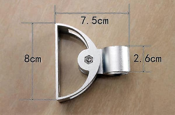Väggmonterad duschhuvudhållare i aluminium för badrum