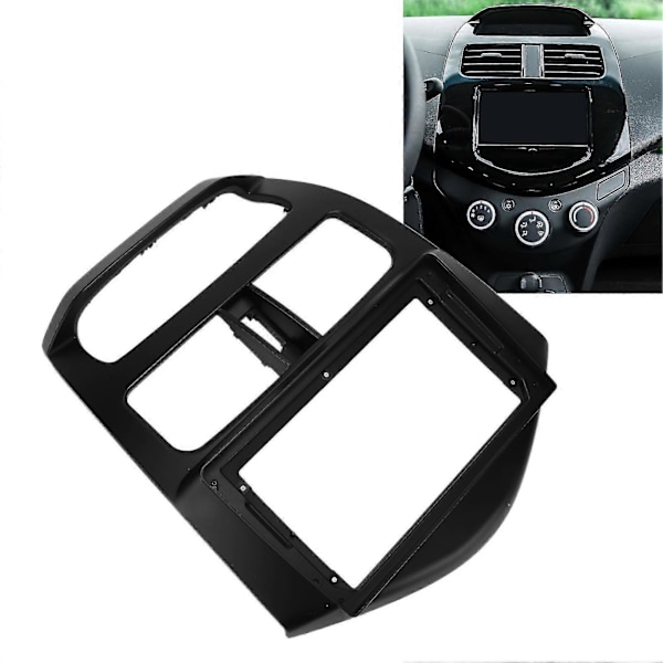 2din Bil Stereo Radio Fascia Dvd Ljud Navigationspanel Ram Ersättning För Chevrolet Spark/beat 2014
