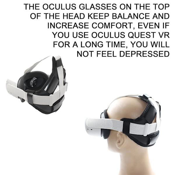 Hengittävä, liukumaton VR-suojakushion pehmeä pääpanta Oculus Quest 2:lle