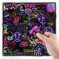Pakke med klistremerker - Neon Multicolour