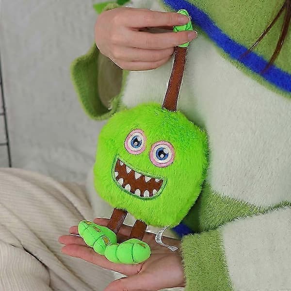 My Singing Monsters Plyslegetøj Grøn Furcorn Blød Udstoppede Dukke Børnefødselsdagsgave