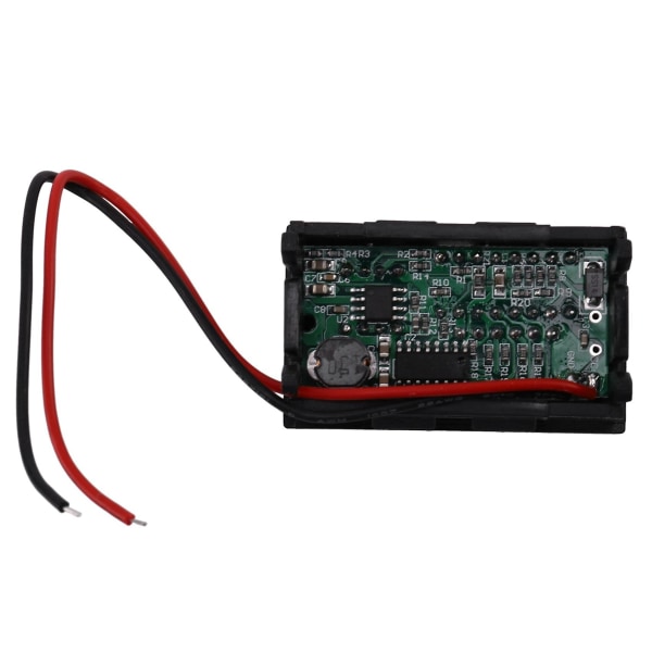 2x Rød LED Digital Display Voltmeter Mini Spenning Meter Volt Tester Panel For DC 12v Biler Usb 5v2a