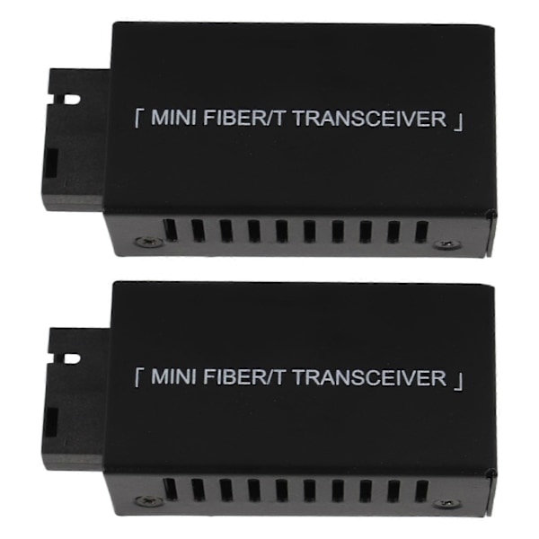 1 Par Gigabit Mini SFP Media Converter Enkelt Fiber Single Mode SFP og RJ45 SC Port 3km Fiber Optisk Transceiver Mottaker EU Plugg YEMMA