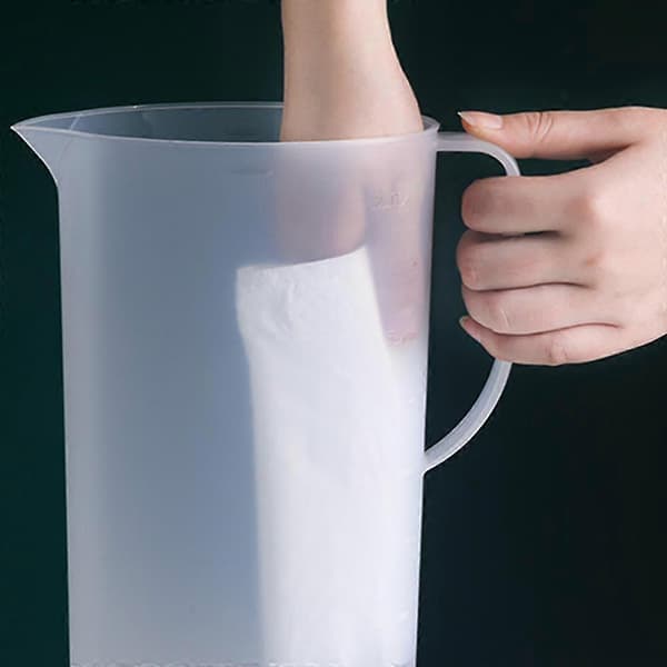 Plastikkande til køleskabsdør, plastikkande med låg