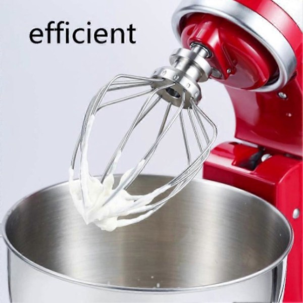 K45WW Æggepisker i Rustfrit Stål Mixer Blandende 4.5QT Passer til Mixer Håndmixer Piskereplastering