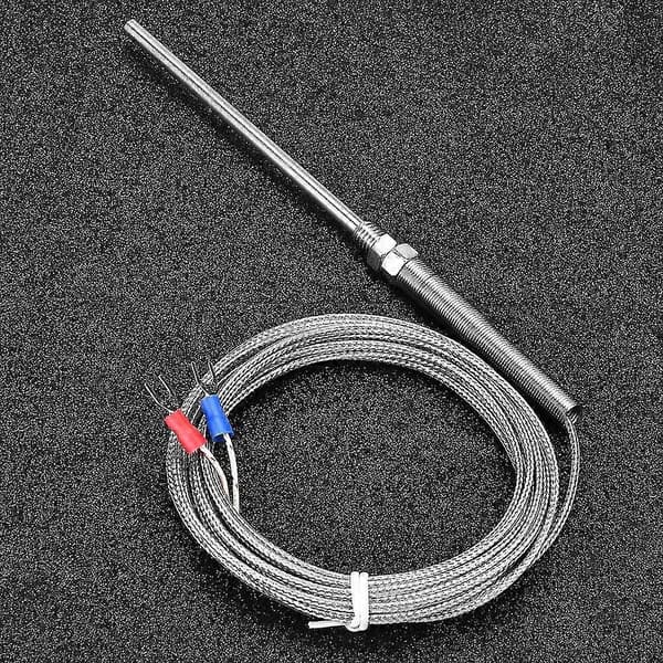 M8 Gänga Typ K Termoelement Temperatursensor Sond - 0-400 Område, 100mm Längd