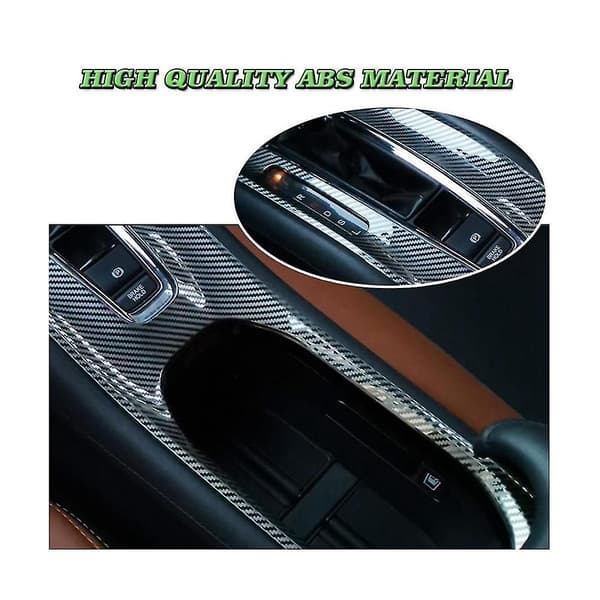 Midtkonsoll Girskiftpanel Koppholder Deksel Trim Tilbehør For -v Vezel 2015-2022 ,abs Carbo