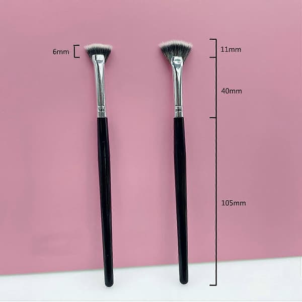 Vifte Mascara Børster Øjenvippe Øjenbrynsbørste Makeup Børste Øjenvipper Makeup Værktøj
