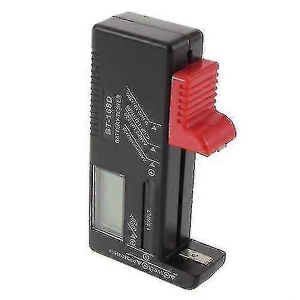 -ny Aa/aaa/c/d/9v/1.5v Universal Knapcelle Batteri Volt Tester Checker Banmo
