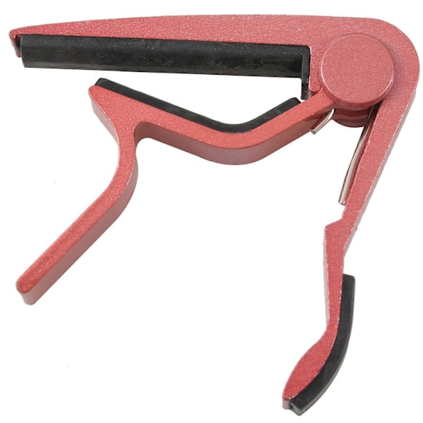 Clamp Key Trigger Capo för Akustisk Elektrisk Klassisk Gitarr (Rosa)