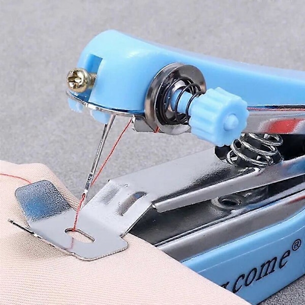 Mini manuaalinen ompelukone nopea kätevä ommel kankaalle vaatteille kannettava johdoton ompelukone DIY ompelutyökalut