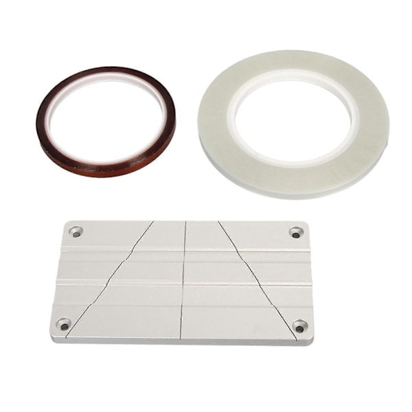 1/2 1/4 10 tum Splicing Block Kit Professionell Öppen Rulle Bandmedia med Splicing Tape Leader Tape för Revoxsonido YEMMA