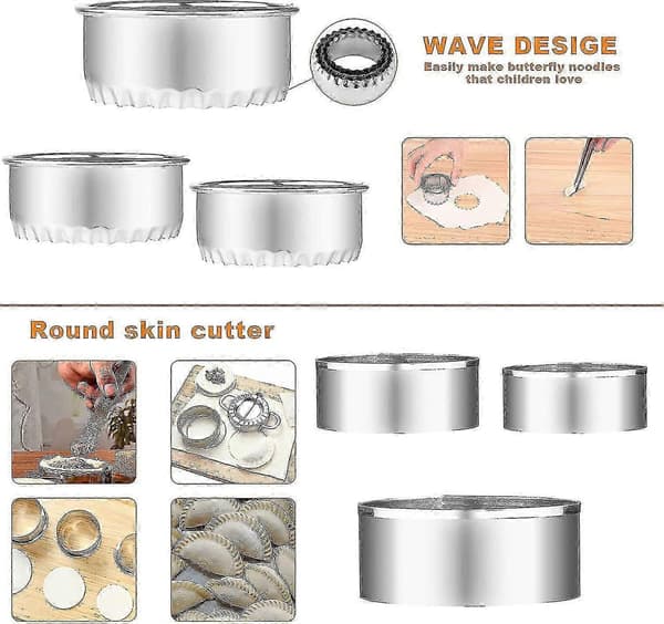 13 Dele Ravioli Maker Dumpling Maker Ravioli Form Rustfrit Stål Ravioli Cutter Kage Biscuit Cookie Form Ravioli Maker, Ravioli Cutter Køkken Tilbehør
