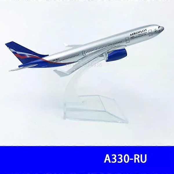 6 tommer 15 CM A380 A350 A330 A320 Concorde Støbt Flymodel Til Gaveindsamling A330 RU