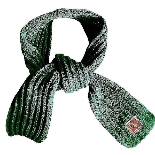 Barn Halsduk Vinter Varm Stickad Lång Halsduk-colorgreen-colorgreen