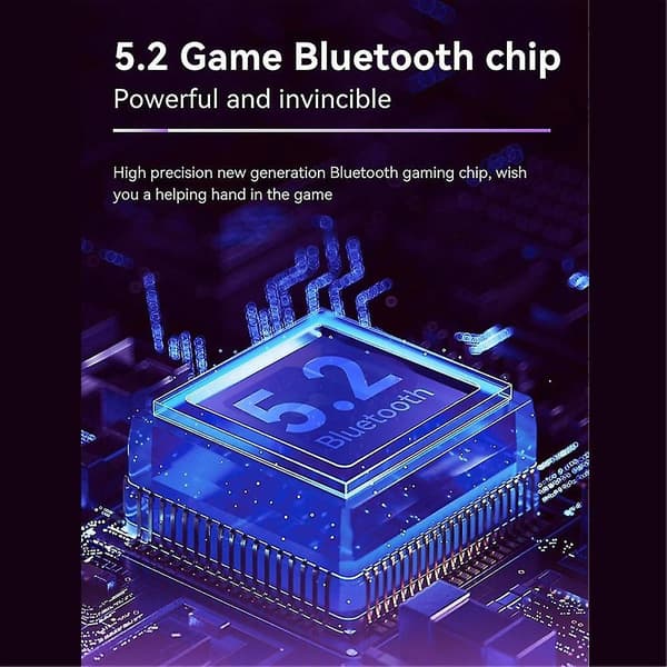 D8 Mobil Stretch med Lätt Gamepad För Dubbel Hall Trådlös Bluetooth PC Tablet Switch Kroppsvibrationsgrepp, Svart