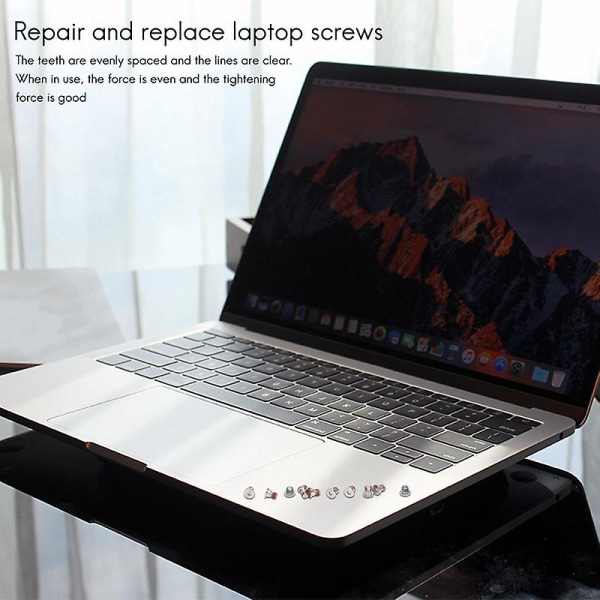 10 kpl case ruuvit Macbook Pro Retina A1425 A1502 A1398 set 2012-2015 Vuodet