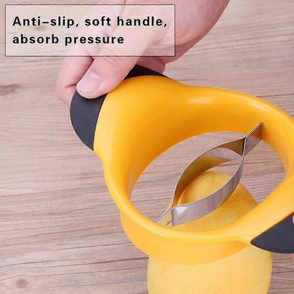 Mango Skreller - Oppgradert mango skreller, super skarp mango kutter og skreller, ekstra stor mango splitter og skreller