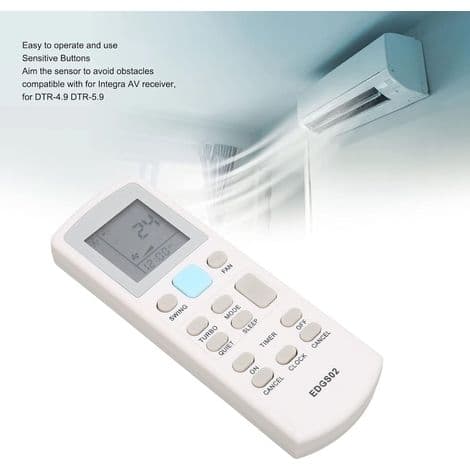 Erstatningsfjernkontroll for DAIKIN APGS02 ECGS02 klimaanlegg