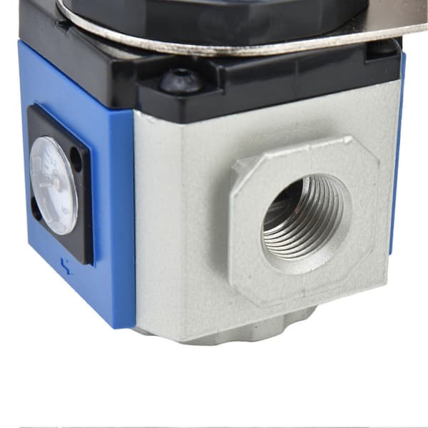 Lufttrycksregulator 0.05~0.9mpa 20?130Psi Justerbar Kontrollventil med FästeGR400?15 PT1/2