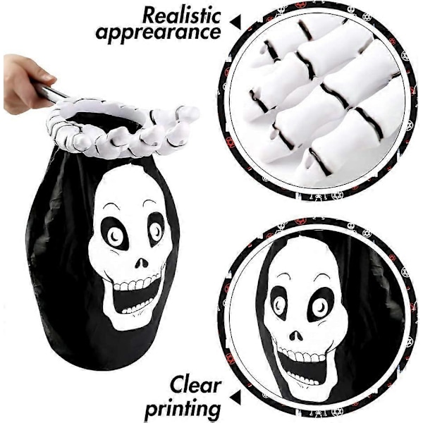 Halloween Trick or Treat Bag, 2 stk Halloween Godteriposer
