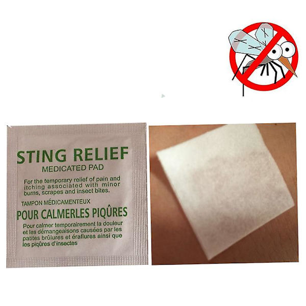 200 st Sticka-Lindra Förberedande Pads, Sticka-Förberedelse Pad, Insektstick Avlägsnande Våtservetter