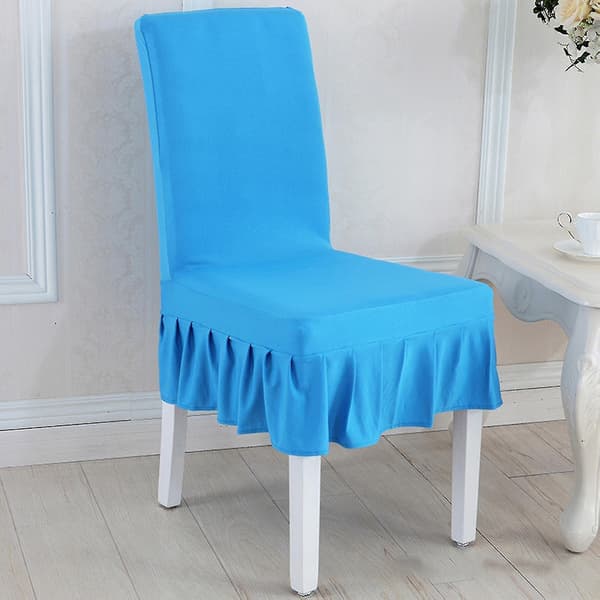 Vikbart Stolsöverdrag Dammtätt Polyester Köksstolsöverdrag Skydd För Hushåll (färg: kungsblå)