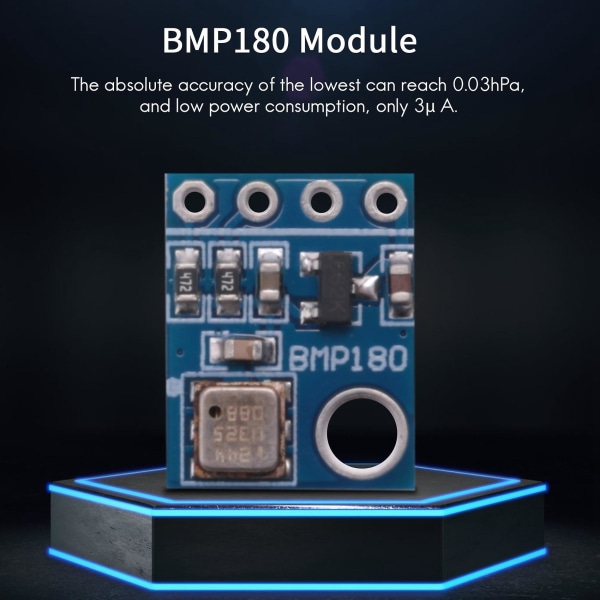 5 stk -68 Bmp180 Barometrisk Tryk Temperatursensor Modul Erstatter Bmp085