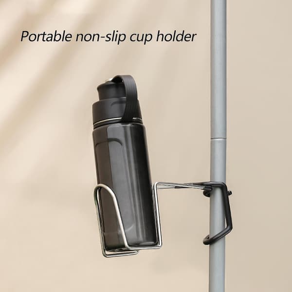 2 stk./sæt Udendørs Camping Lanterne Krog Hænger, Rustfrit Stål Lampe Hænger Stativ