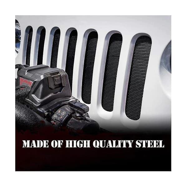 Mesh Indsats Til Wrangler Jk 2007 2008 2009 2010 2011 2012 2013 2014 2015 Front Hood Grill Grille Gr