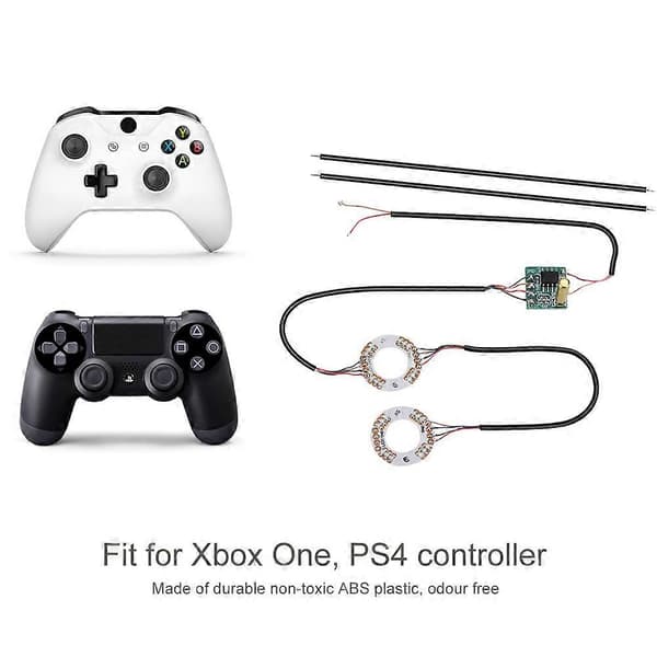 7 Farve LED Lys Tommelfinger Sticks Mod Tommelfingergreb Hætter LED Lys Analog Tommelfinger Sticks (Til Xbox One)
