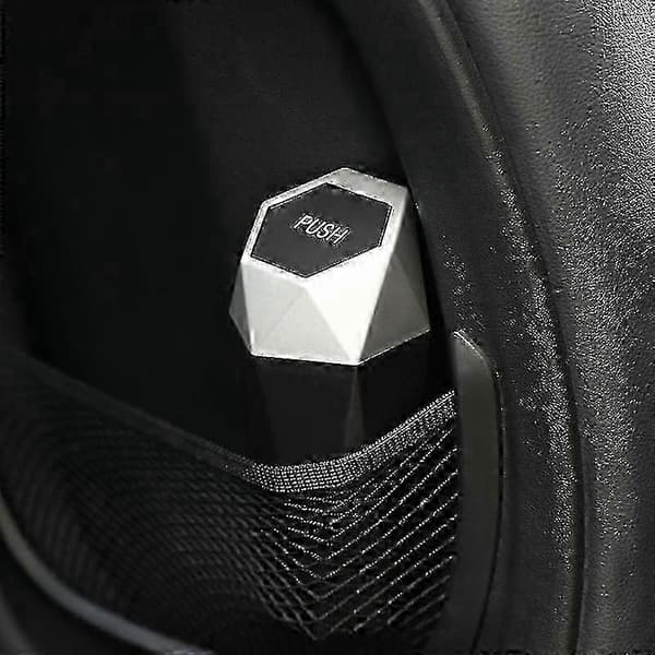 Bil Papperskorg Multifunktion Diamantform Läcksäker Bil Papperskorg Mini Papperskorg Med