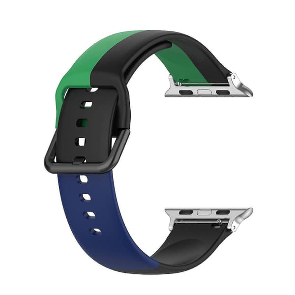 Silikon Sport Klockarmband för Apple Watch 4/3/2/1 42/44mm