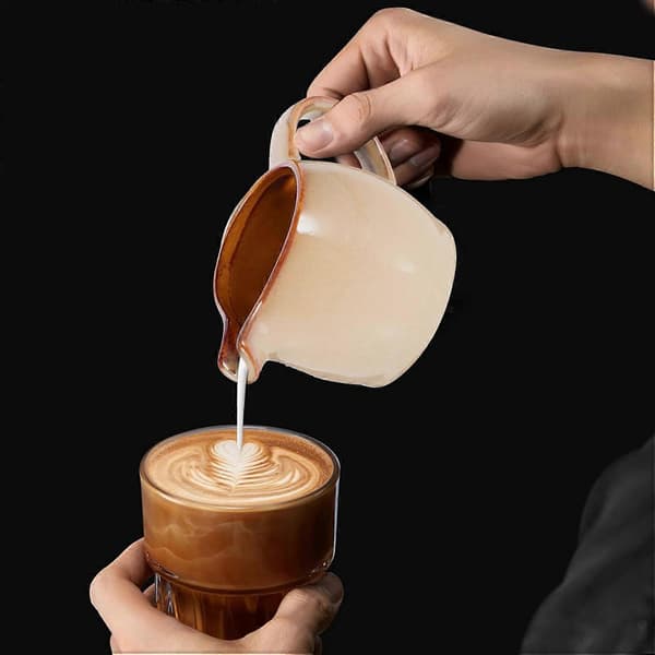 Latte Mælkekander | Keramiske Mælkekander | Kaffe Mælkekande | Elegant Porcelæn