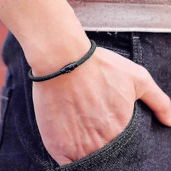 Enkelt reparmband för män och kvinnor Vit