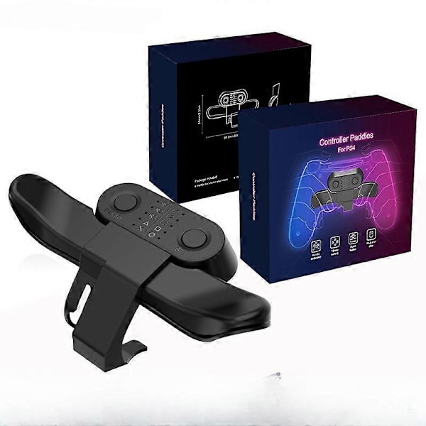 For PS4 Kontroller Bakknapp Feste DualShock4 Bakre Utvidelse Adapter Gamepad Paddle Key Med Turbo for SONY PS4 Tilbehør