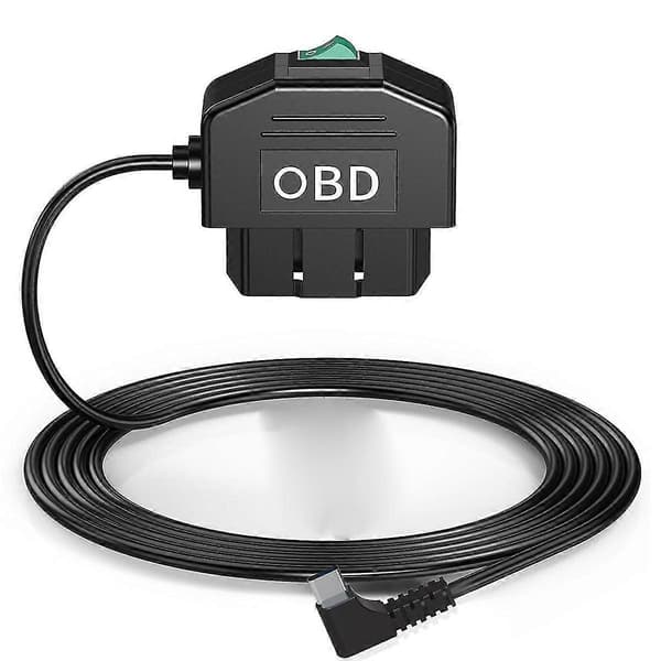 Dash Cam OBD Hardwire Kit, Dash Camera USB Typ C Hardwire Kit med OBD-strömkabel för Dashcam 12-2