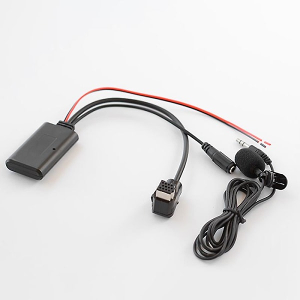 Bil Bluetooth 5.0 Aux-kabel Mikrofon Handsfree Mobiltelefon Gratis samtalsadapter för Pioneer Radi