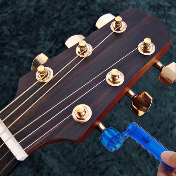 3 stk Gitarstrengvikler, 2 i 1 Gitarstrengverktøy Brostiftfjerner Speed Peg Puller W