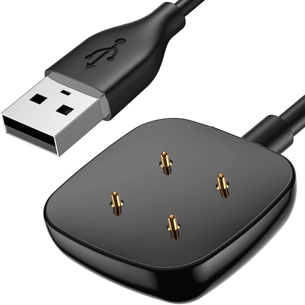 2 pakke 3,3 fot ladekabel usb ladedokking for Sense/ 3 smartklokke