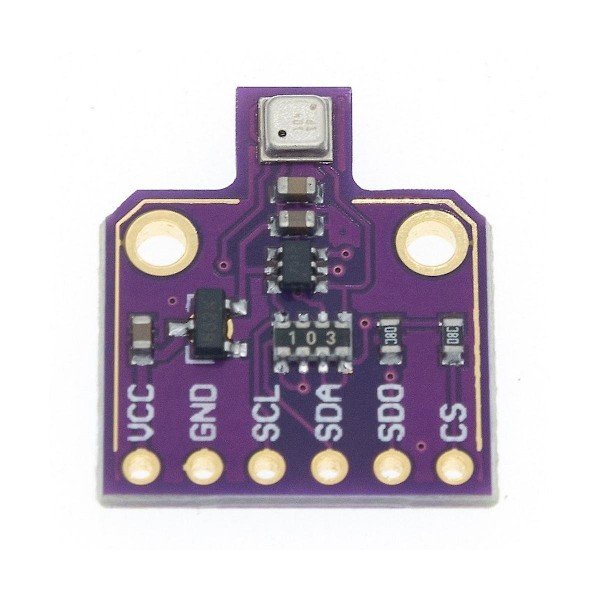 2 st BME680 Digital Temperatur, Luftfuktighet, Trycksensor CJMCU-680 Hög Höjd Modul Utveckling
